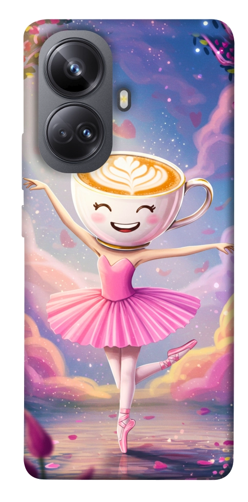 Чехол Ballerina illustration для Realme 10 Pro+