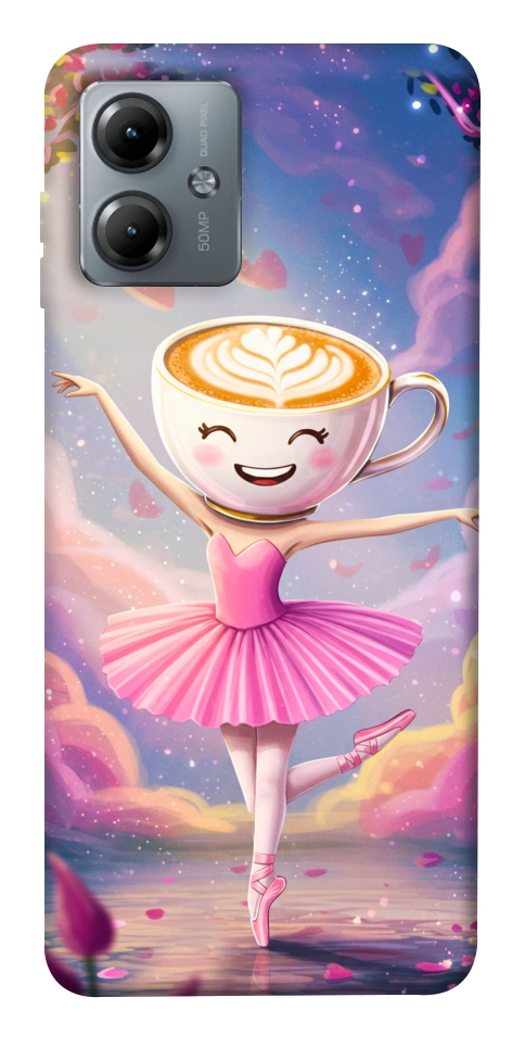 Чохол Ballerina illustration для Motorola Moto G14