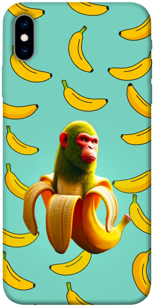 Чехол Chimpanzini Bananini для iPhone X