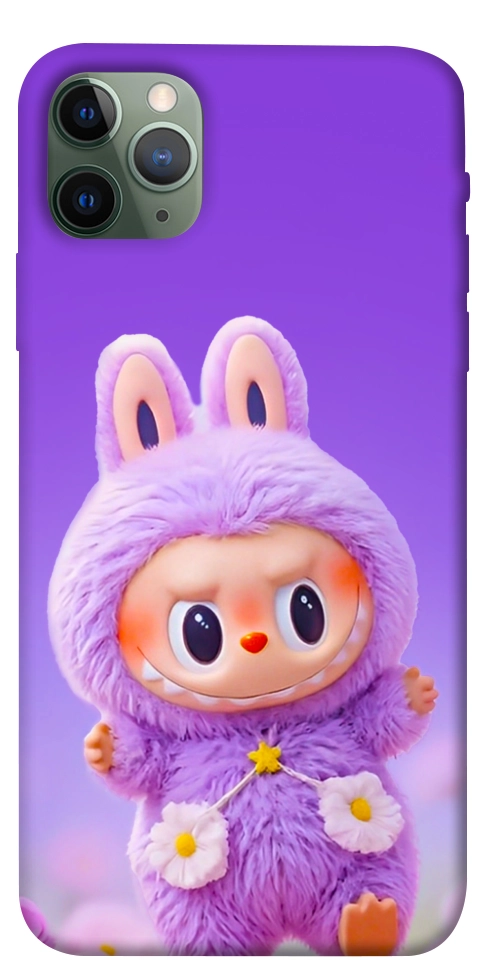 Чохол Labubu purple для iPhone 11 Pro Max
