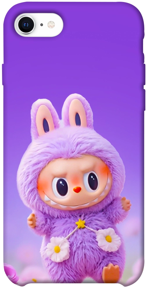 Чехол Labubu purple для iPhone SE (2020)