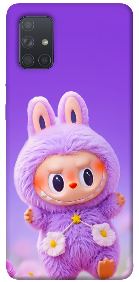 Чехол Labubu purple для Galaxy A71 (2020)