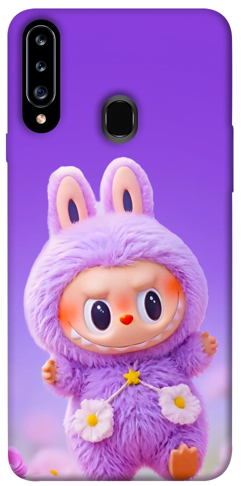 Чехол Labubu purple для Galaxy A20s (2019)