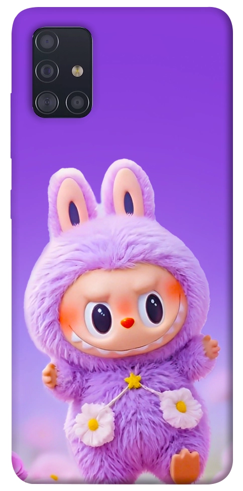 Чехол Labubu purple для Galaxy A51 (2020)