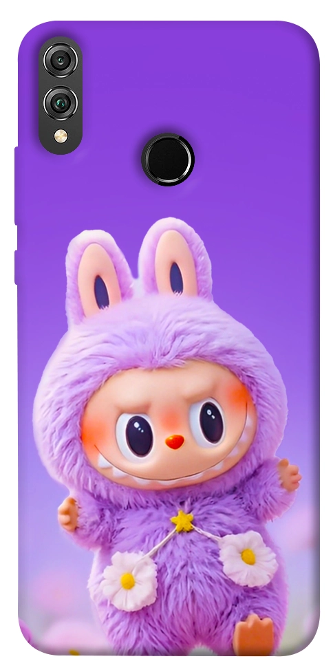 Чохол Labubu purple для Huawei Honor 8X