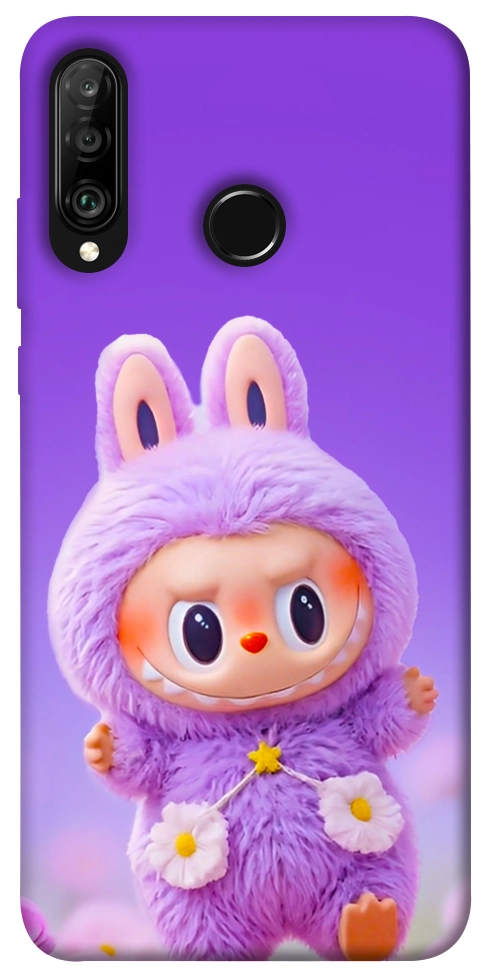 Чохол Labubu purple для Huawei P30 Lite
