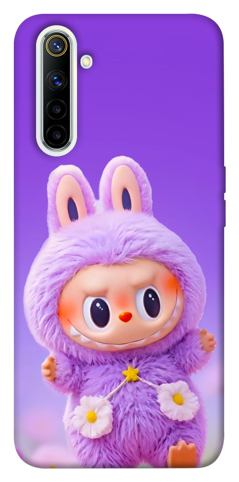 Чехол Labubu purple для Realme 6