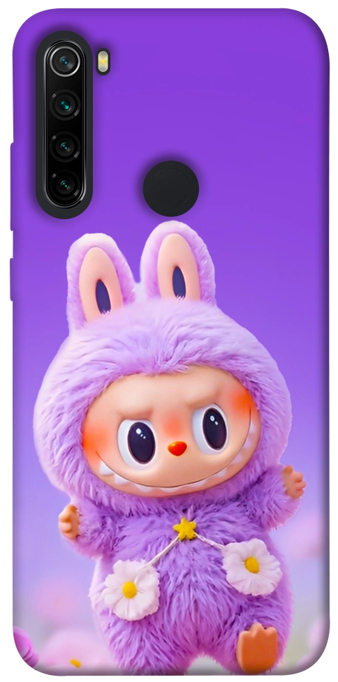 Чохол Labubu purple для Xiaomi Redmi Note 8