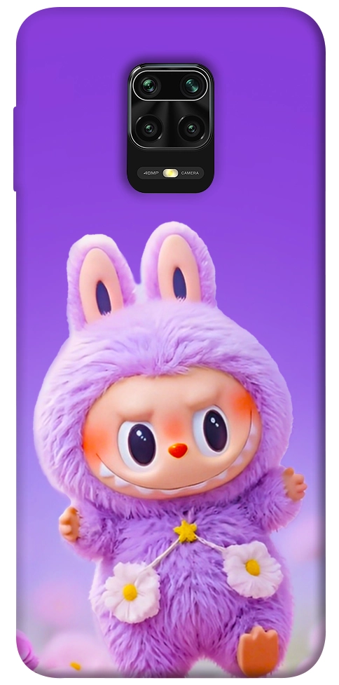 Чохол Labubu purple для Xiaomi Redmi Note 9 Pro