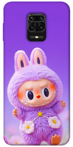 Чехол Labubu purple для Xiaomi Redmi Note 9 Pro