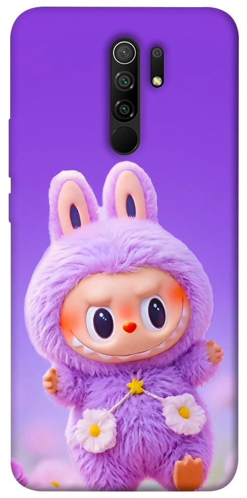 Чохол Labubu purple для Xiaomi Redmi 9