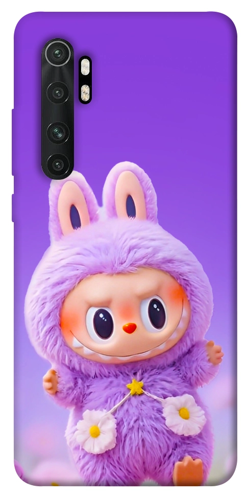 Чехол Labubu purple для Xiaomi Mi Note 10 Lite