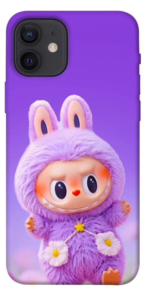Чохол Labubu purple для iPhone 12