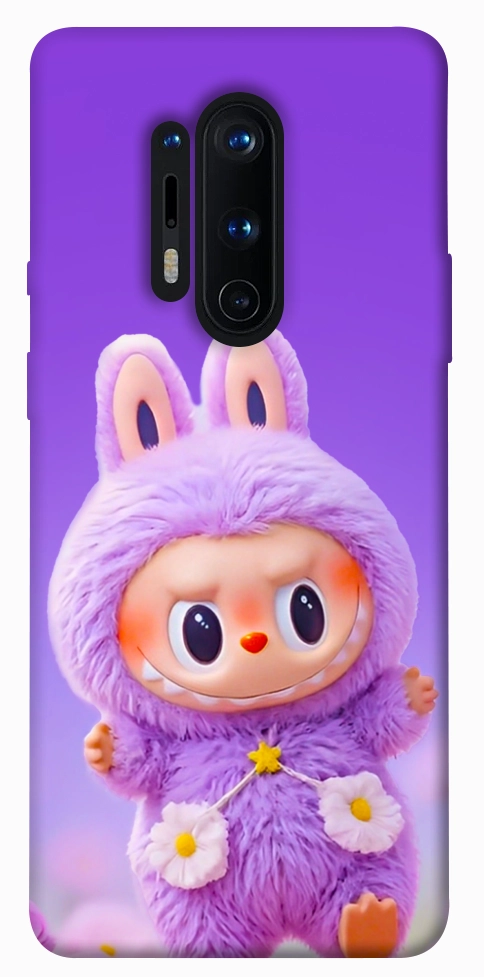 Чехол Labubu purple для OnePlus 8 Pro