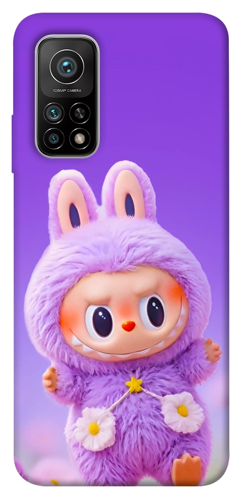 Чехол Labubu purple для Xiaomi Mi 10T Pro