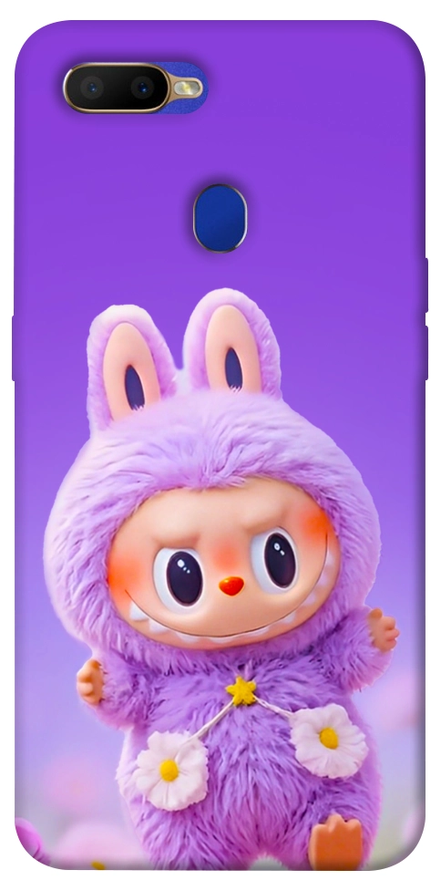 Чохол Labubu purple для Oppo A5s