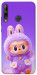 Чохол Labubu purple для Huawei P40 Lite E