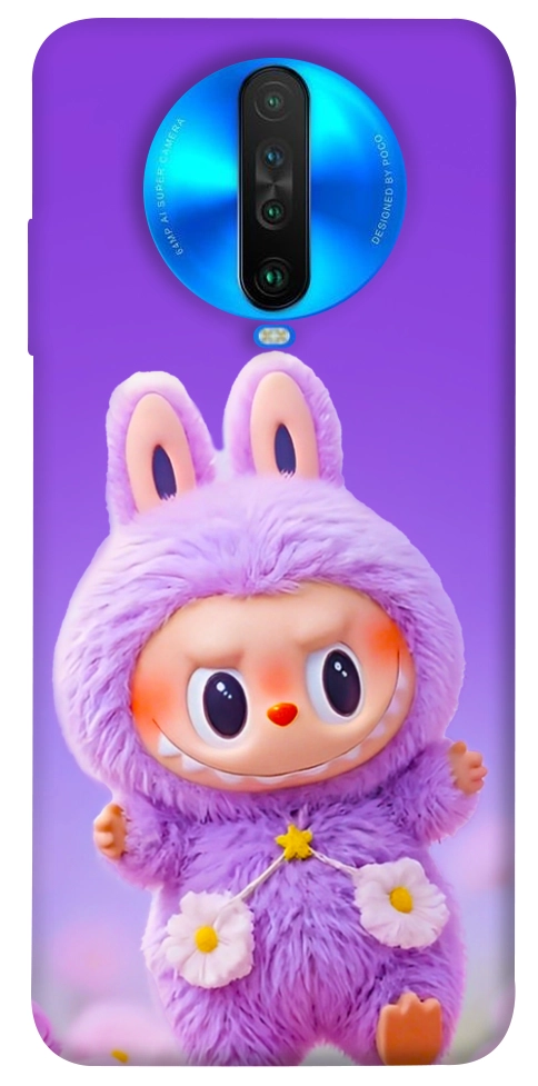 Чехол Labubu purple для Xiaomi Poco X2