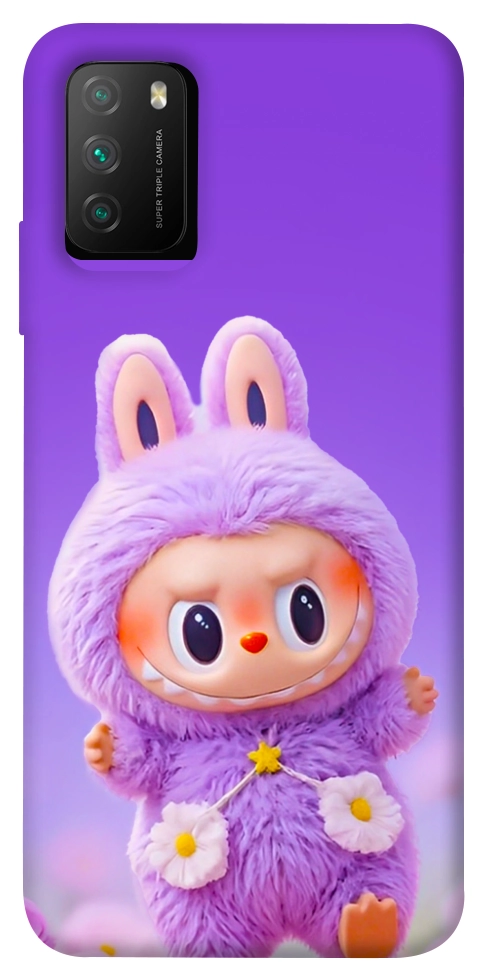 Чохол Labubu purple для Xiaomi Poco M3