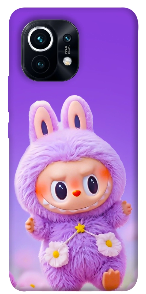 Чехол Labubu purple для Xiaomi Mi 11