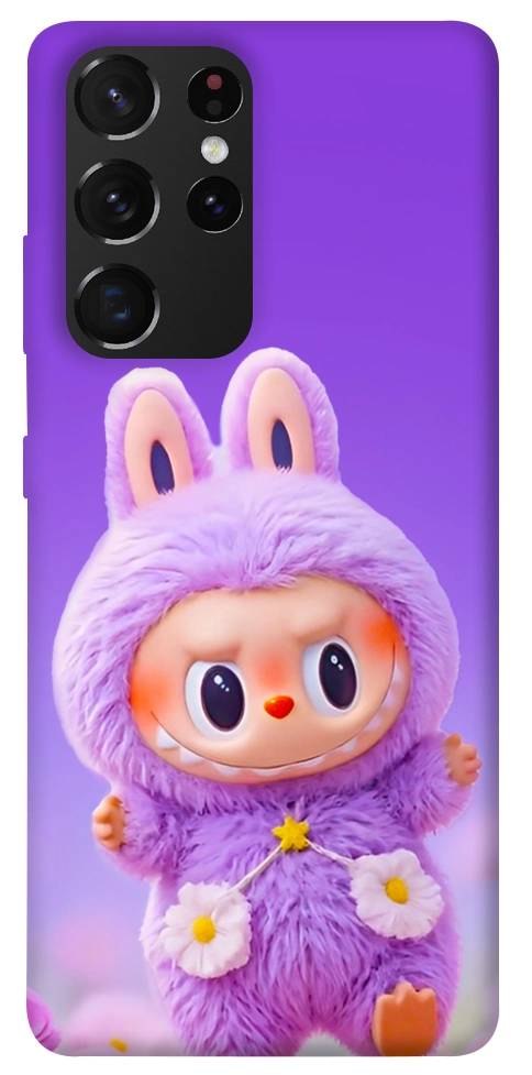Чехол Labubu purple для Galaxy S21 Ultra