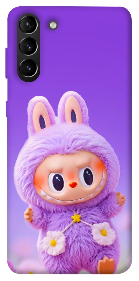 Чохол Labubu purple для Galaxy S21+