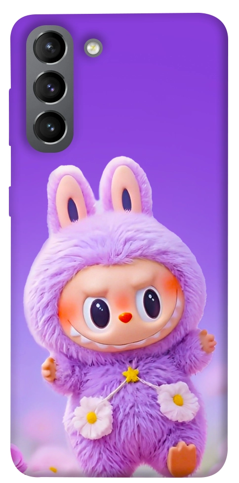 Чохол Labubu purple для Galaxy S21