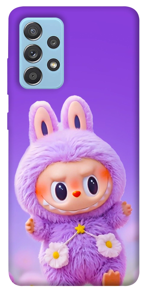 Чохол Labubu purple для Galaxy A52