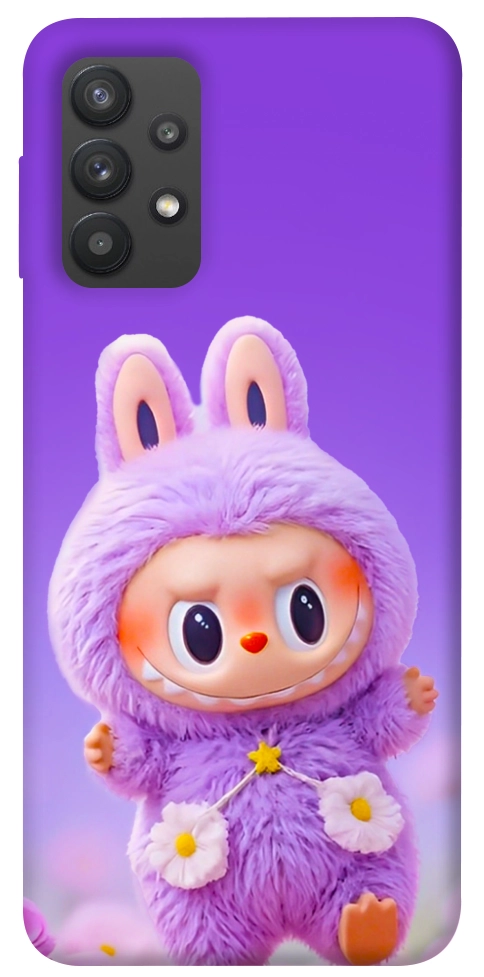 Чохол Labubu purple для Galaxy A32 4G