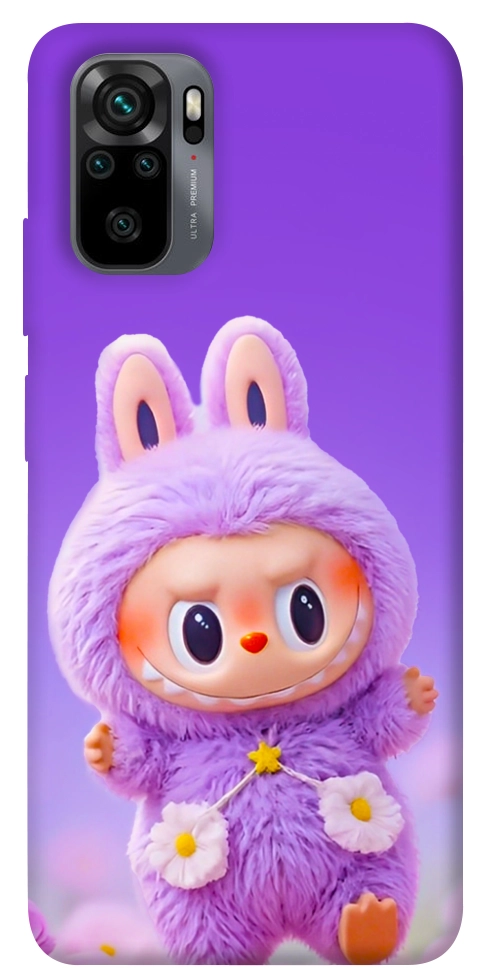 Чохол Labubu purple для Xiaomi Redmi Note 10
