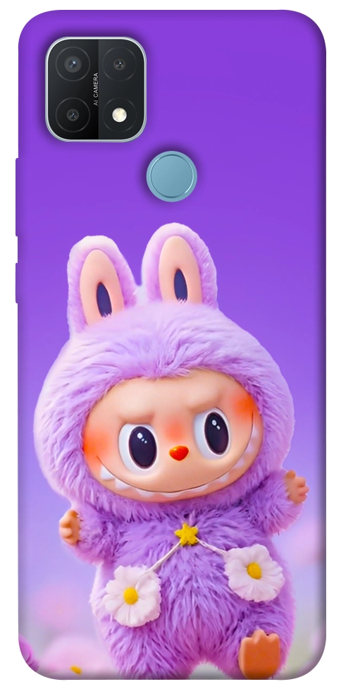Чохол Labubu purple для Oppo A15