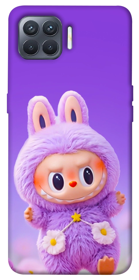 Чехол Labubu purple для Oppo Reno 4 Lite
