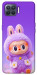 Чехол Labubu purple для Oppo Reno 4 Lite