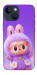 Чехол Labubu purple для iPhone 13 mini