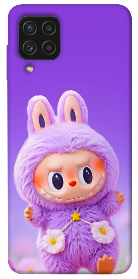 Чохол Labubu purple для Galaxy A22 4G