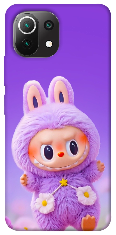 Чохол Labubu purple для Xiaomi Mi 11 Lite