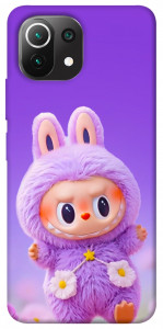 Чехол Labubu purple для Xiaomi Mi 11 Lite