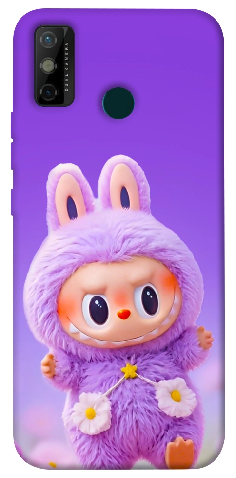 Чехол Labubu purple для TECNO Spark 6 Go