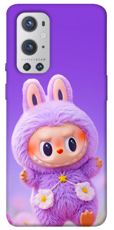 Чехол Labubu purple для Oneplus 9 pro