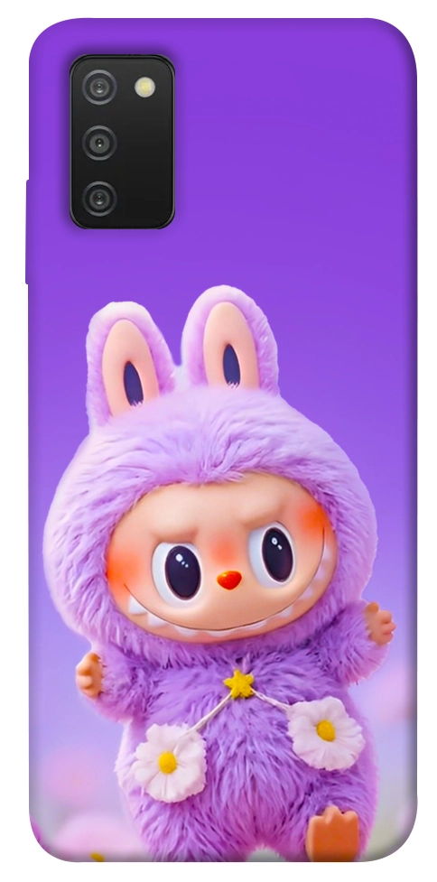 Чохол Labubu purple для Galaxy A03s