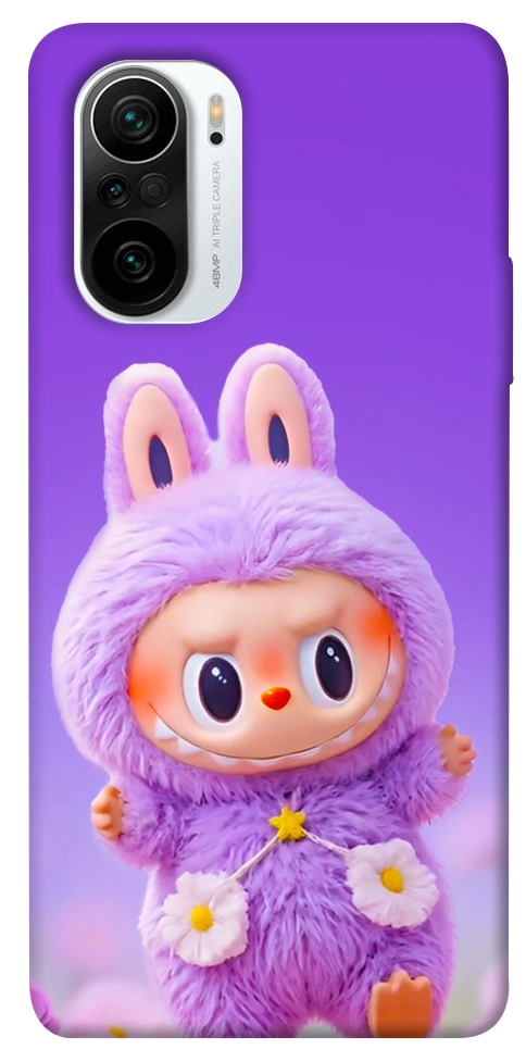 Чехол Labubu purple для Xiaomi Redmi K40 Pro+