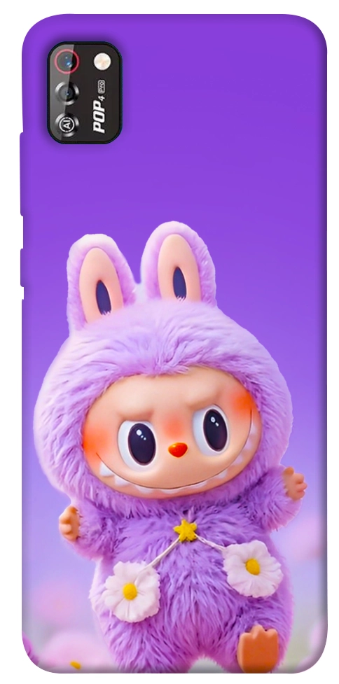 Чохол Labubu purple для TECNO POP 4 Pro