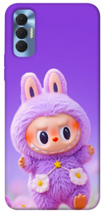 Чохол Labubu purple для TECNO Spark 8P