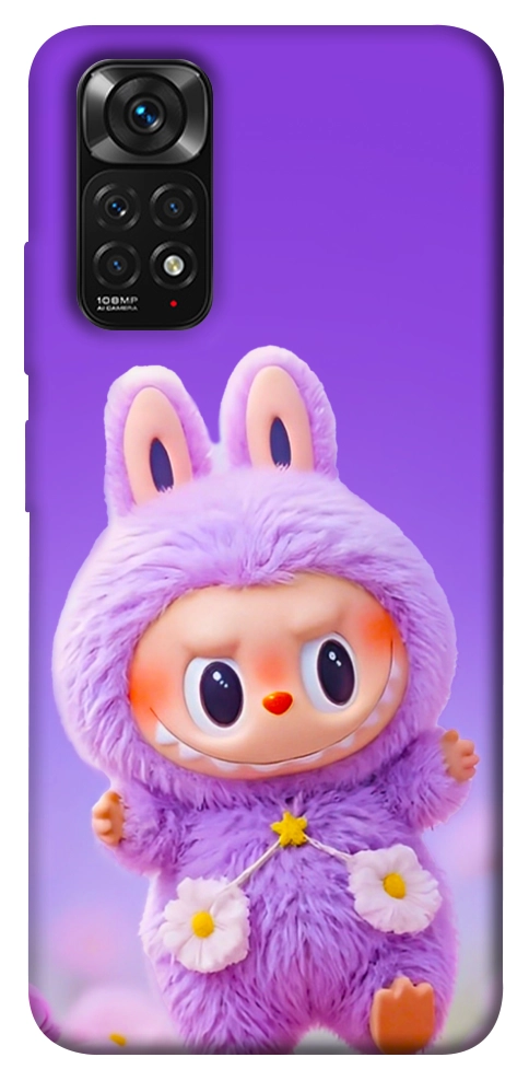 Чохол Labubu purple для Xiaomi Redmi Note 11 (Global)