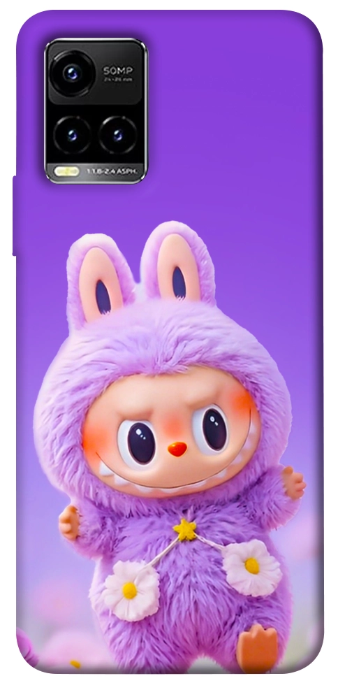 Чохол Labubu purple для Vivo Y21