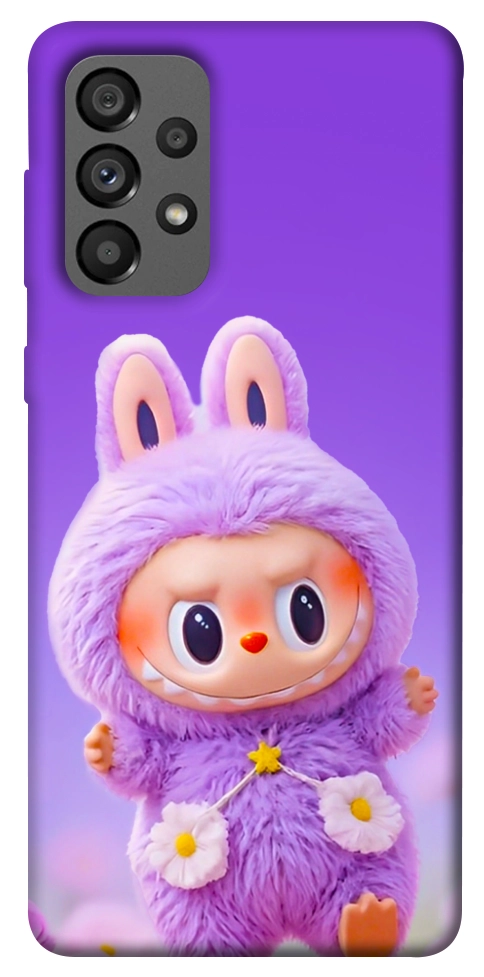 Чехол Labubu purple для Galaxy A73 5G