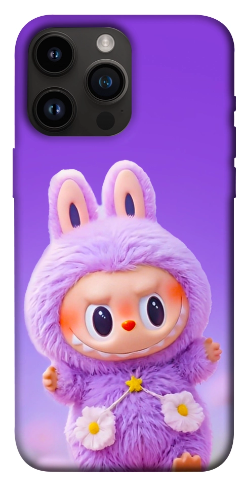 Чехол Labubu purple для iPhone 14 Pro Max