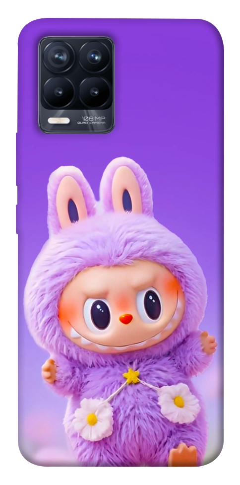 Чохол Labubu purple для Realme 8 Pro