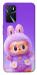 Чехол Labubu purple для Oppo A16