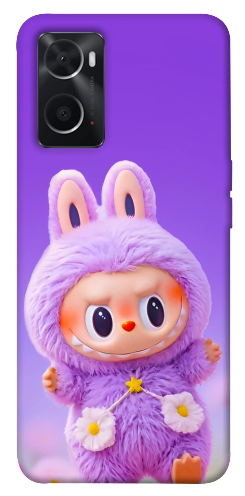 Чохол Labubu purple для Oppo A76 4G
